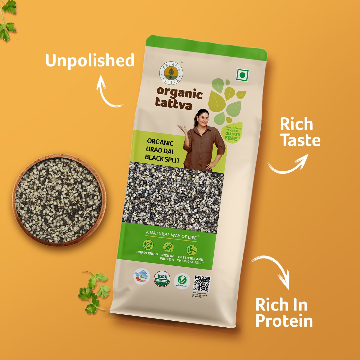 Organic Urad Dal Black Split