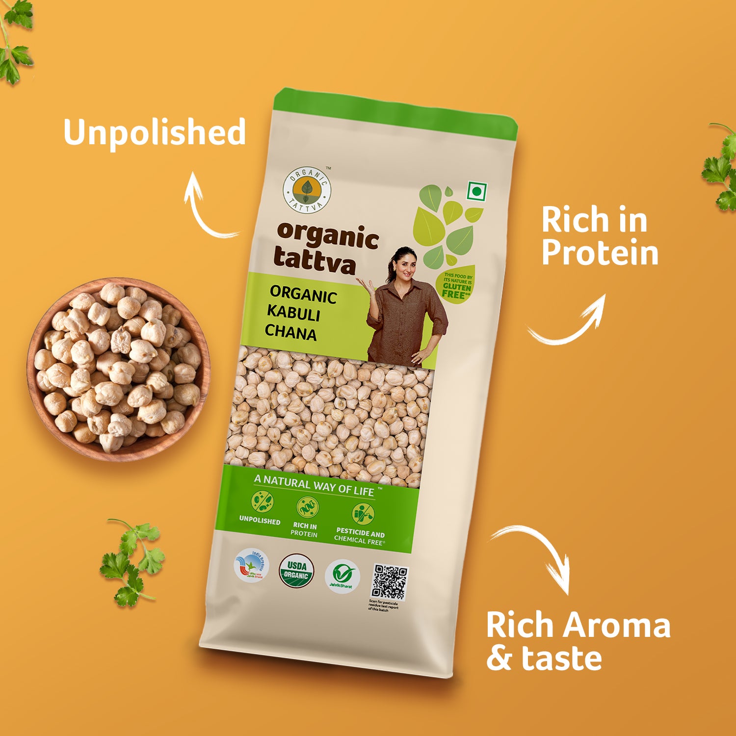 Organic Kabuli Chana